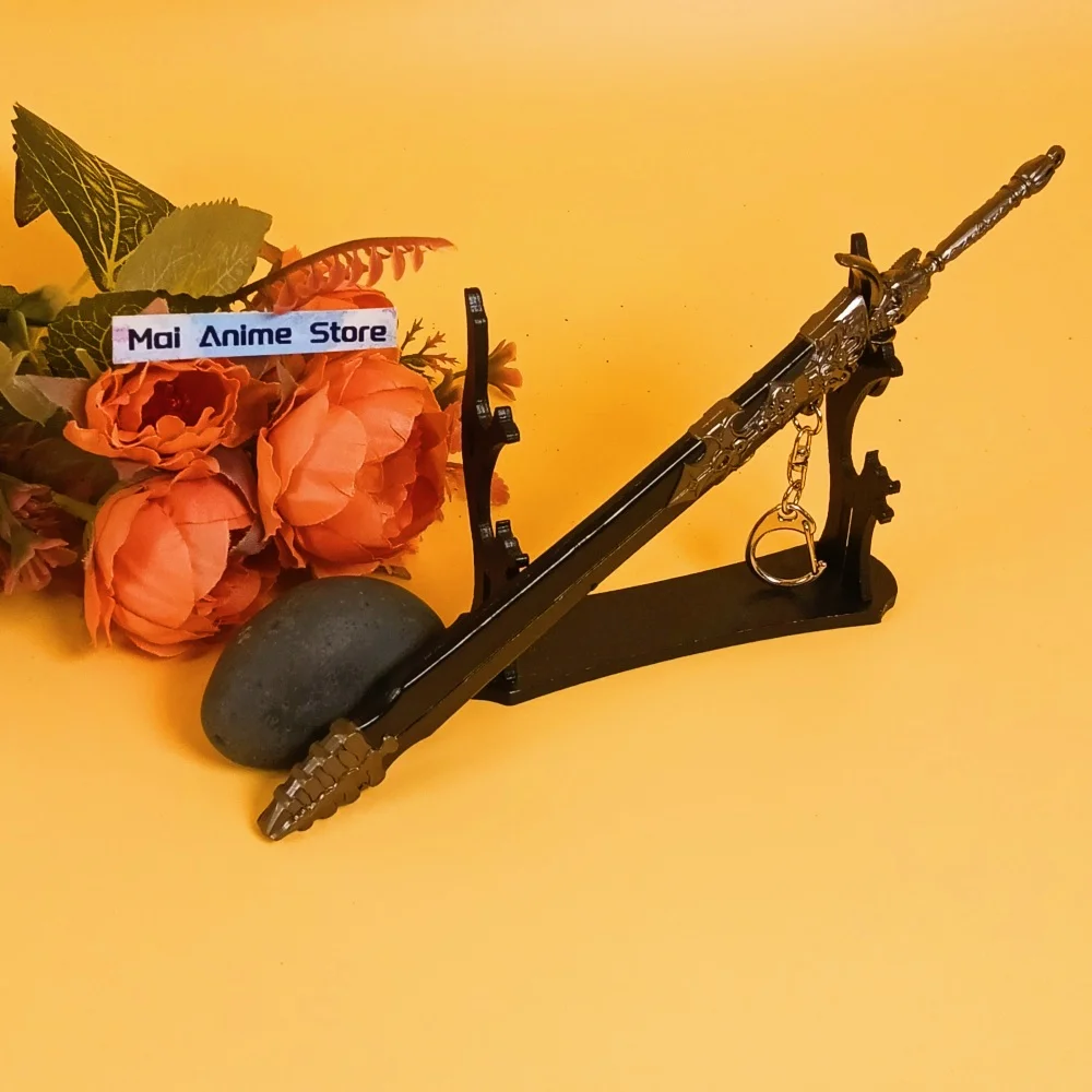 8.6 pouces Yamato Vergil Katana Yamato réel japonais Katana Original Anime diable peut pleurer 5 couteau Ninja épée en métal non tranchant jouet cadeau