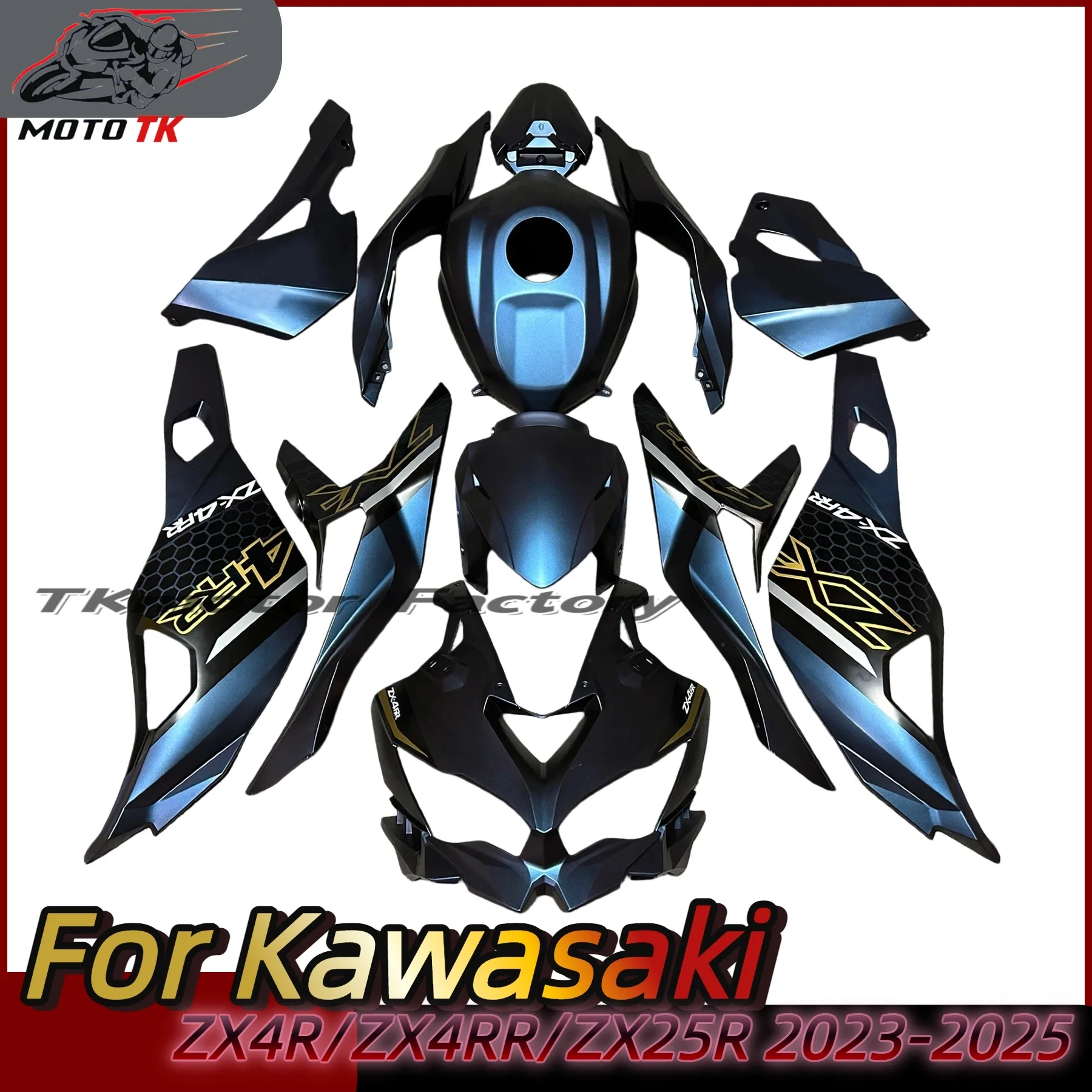 

New ABS Motorcycle full Fairing Kit Fit For KAWASAKI ZX-4R ZX-4RR ZX-25 ZX25R 2023 2024 2025 Custom Fairings Kits Bodywork Shell