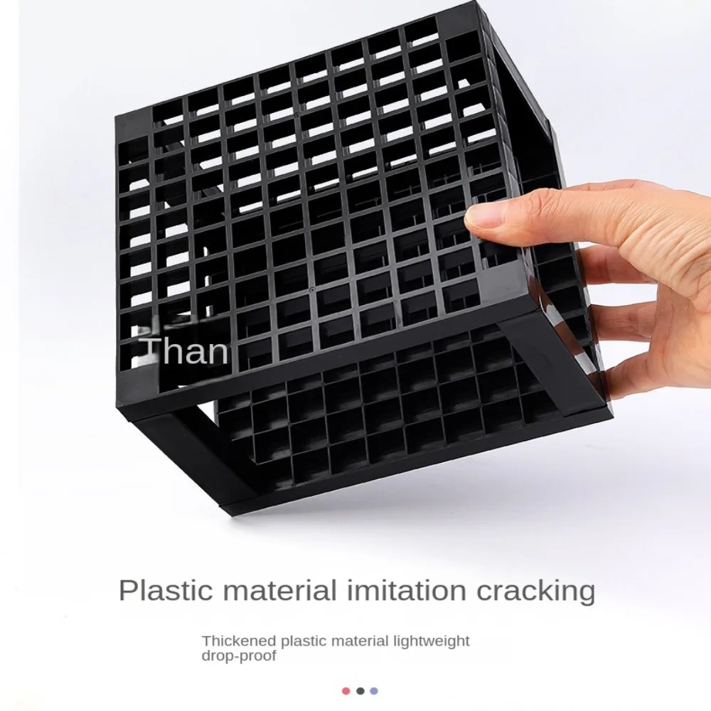 Detachable Plastic Pen Holder 96 Holes Paint Brush Holder Portable Pencil Stand Painting Brush Storage Storage Box Stationery