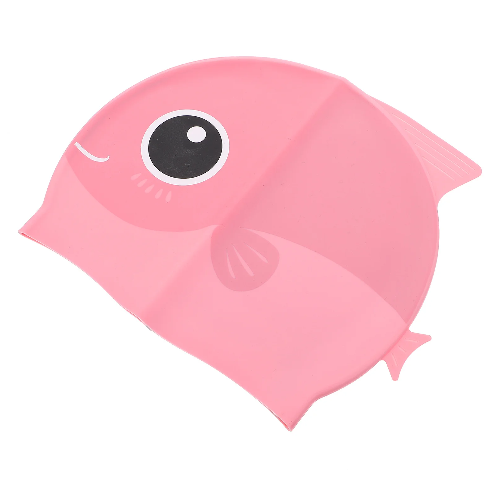 

Silicone Cartoon Swimming Cap Extended Brim Swim Hat Kids Toddler Swim Caps Comfortable Flexible Swimming Hat Cartoon Swimcap