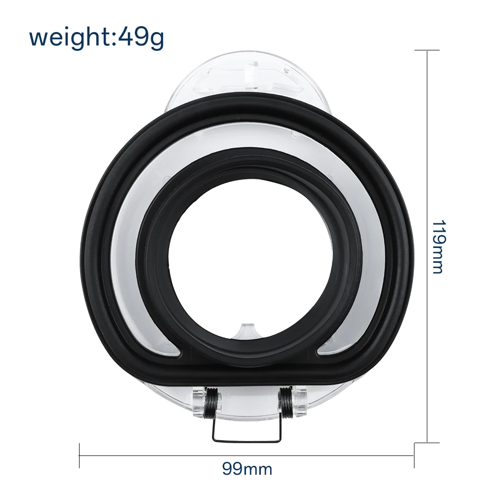 Suitable For Dyson V12 Slim / V10 Slim Dust Collecting Bucket Bottom Cover Vacuum Cleaner Accessories Sealing Ring Cap