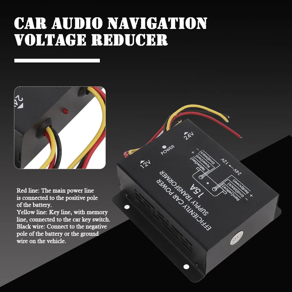 

Car Audio Navigation Regulator Waterproof Durable Voltage Transformer For Automobile