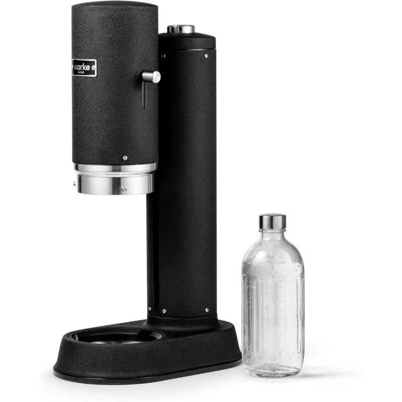 Soda Makers Carbonator Pro, Sparkling & Carbonation Water Machine, Stainless Steel with Glass Reusable Bottle Volume