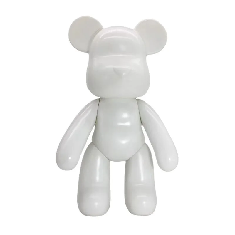 23cm Fluid Bear Parent-child Toy Material Package Multi-color Acrylic Paint Handmade Diy Fashion Home Decoration Gift