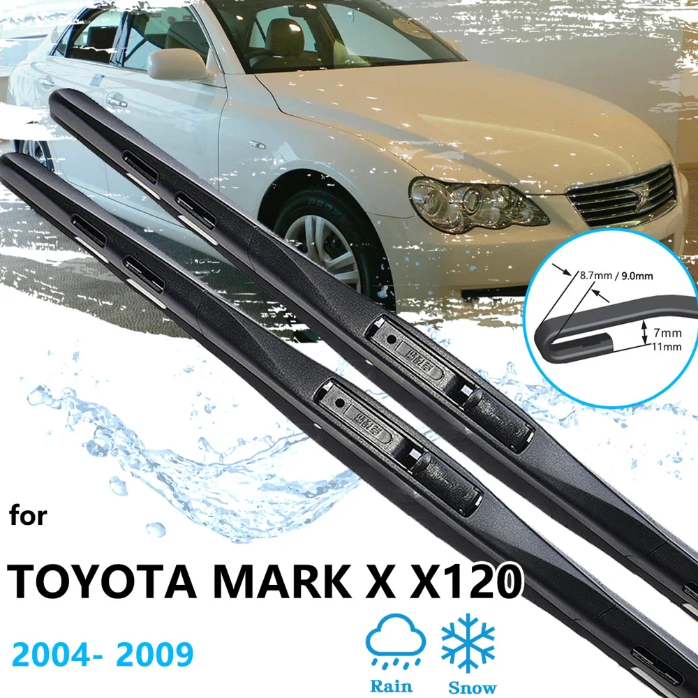 

For Toyota Mark X X120 2004 2005 2006 2007 2008 2009 Accessories Universal Windscreen Wipers Blades Front Window Cutter U J Hook