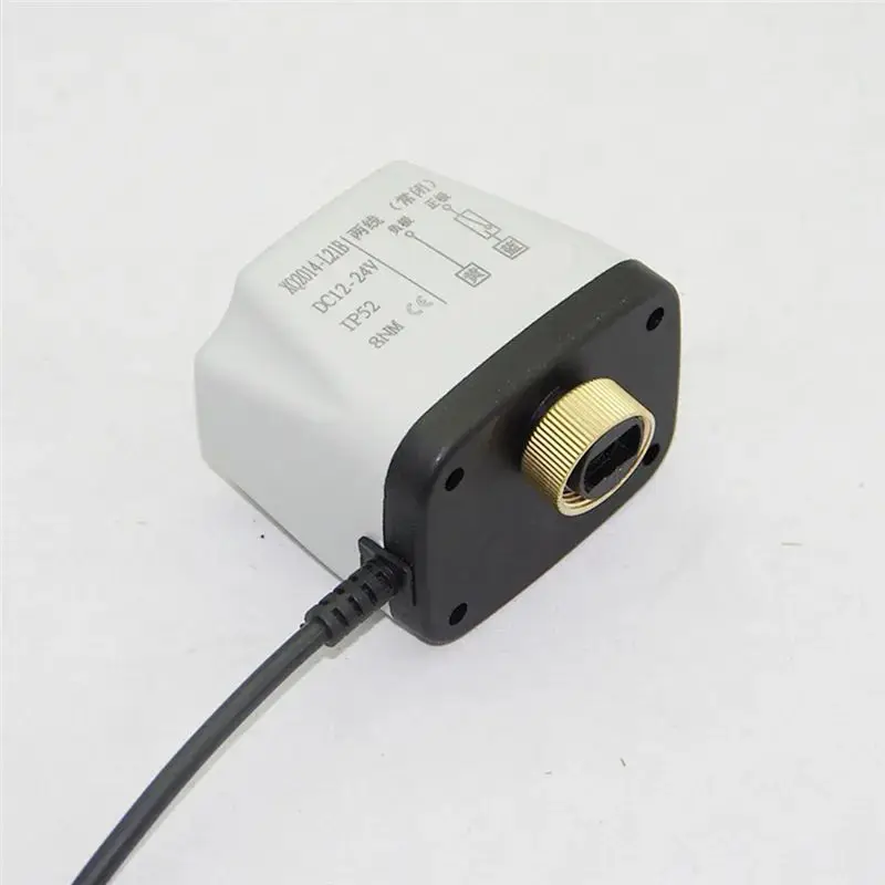 DTA4 Brass Normally Closed Motorized Ball Valve, 2-Wire Quick-Open Electric Valve D25, Solenoid Valve