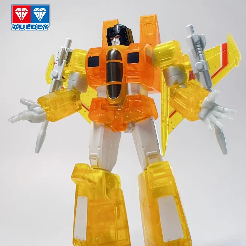 AULEDY Transformers Starscream & Sunstorm، مجموعة Decepticon Corps، روبوت مفصلي للغاية، شخصية رسمية #4