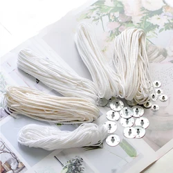 10m/Bag Cotton Thread Candle Wick Smokeless Wax Pure Cotton Core for Oil Lamp Handmade Scented Candle Making Supplies