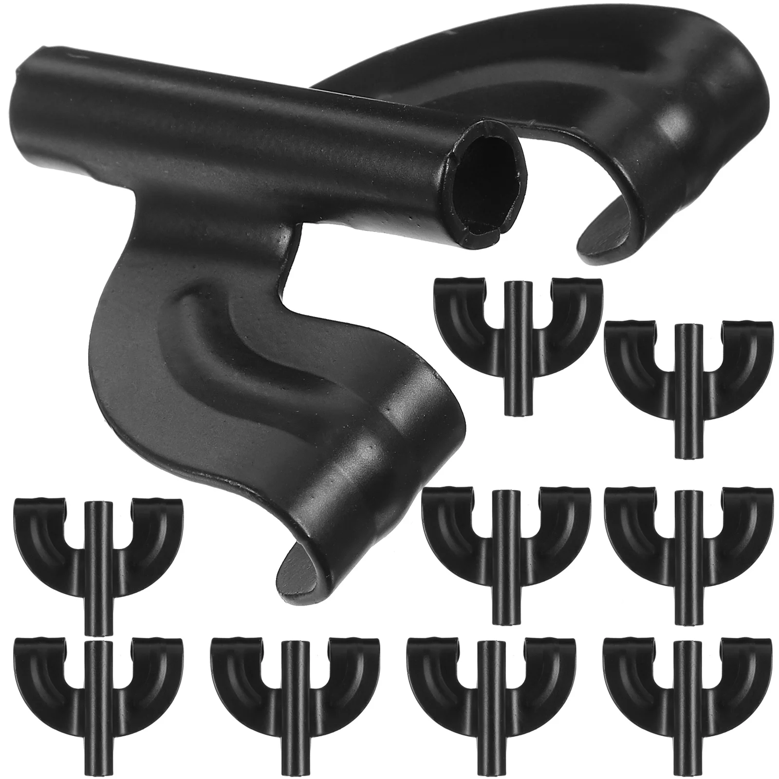 

10 Pcs Drum Hook Metal Claw Mount Kit Hooks Bass Replacement Accessory Replacements Percussion Instrument