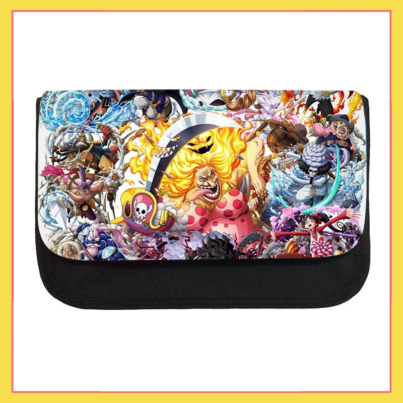 

New Animation Peripherals One Piece Luffy Pencil Case Zoro Sanji Dragon Ball Naruto Pencil Case Ornament Collection Best Gifts