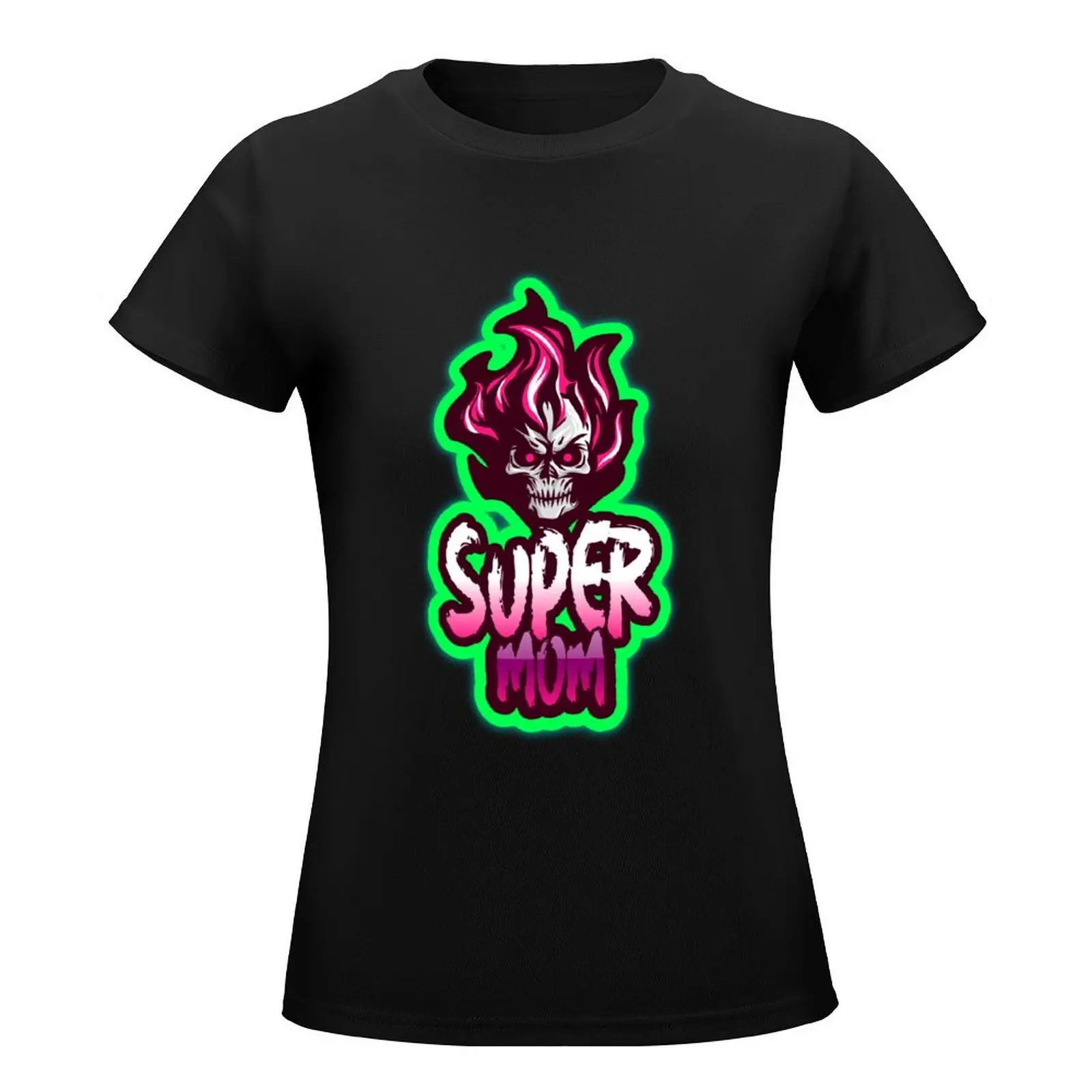 Super Mom T-Shirt Aesthetic clothing tees summer top Women tops