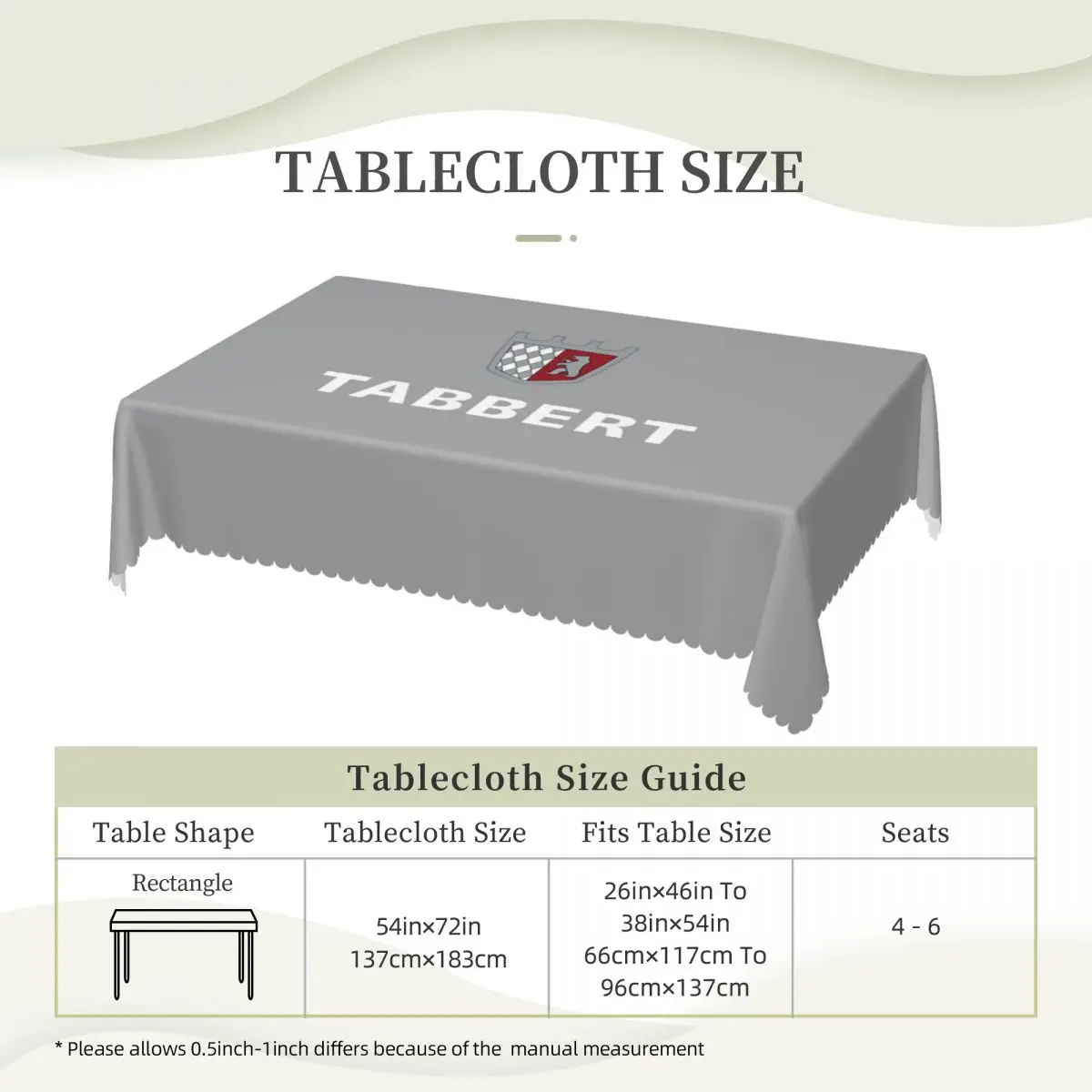 Tabbert Caravan Tablecloth Restaurant Kitchen Rectangular Tablecloth Festival Party Tablecloth Outdoor Dining Table Cover