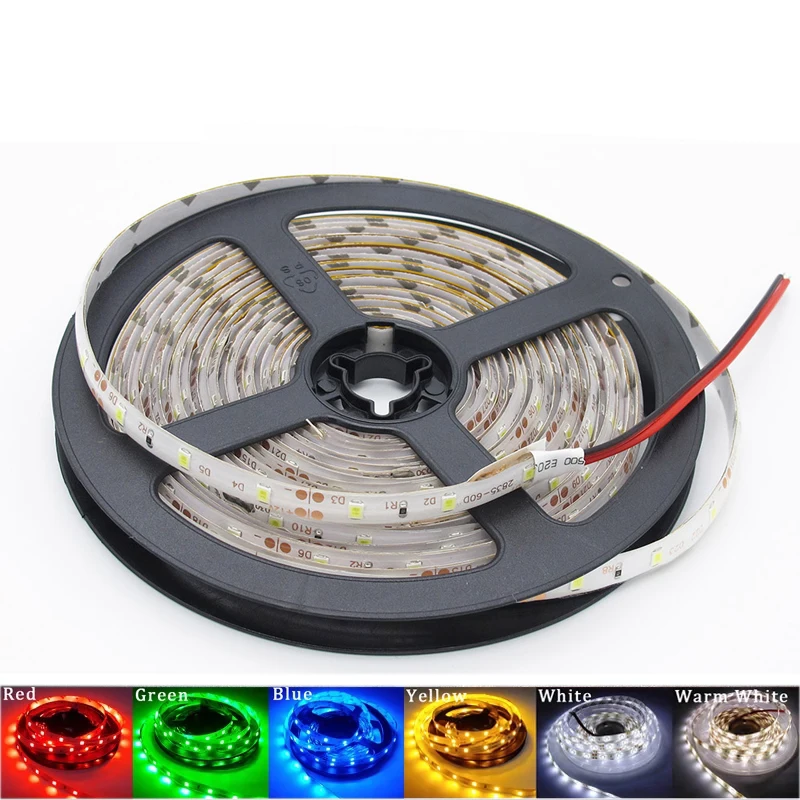 

LED Strip Light 5m 300Leds SMD2835 DC12V Flexible Ribbon Lamp Tape White Warm Red Green Blue Luces Led Lights for Room Decoratio