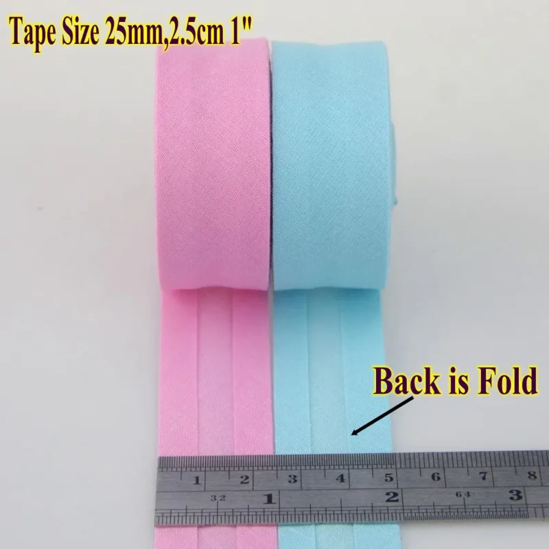 100% Cotton Bias bindnig tape 25mm (1