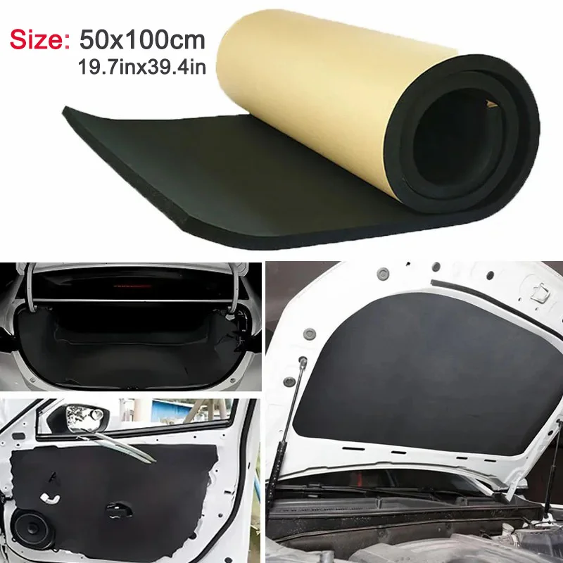 200 X 20cm car door garage elastic soundproof cotton bumper sticker high glue car exterior bumper sticker replacement sticker