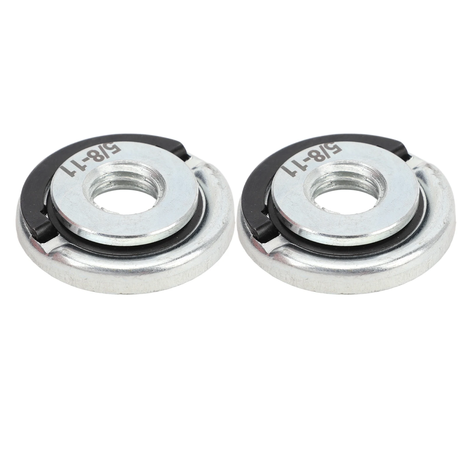 ZK20 2 Pcs 5/8‑11 Grinder Nut Quick Release Flange Locking Nut for Grinding Polishing Machine