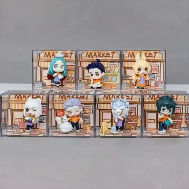 

Новые оригинальные нечеловеческие хроники, круглосуточный магазин, серия Micro Box, слепая коробка, мини-сцена, коллекционные фигурки, модель игрушки