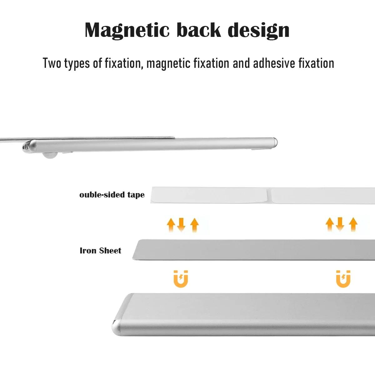 Luce notturna a LED sensore di movimento PIR cucina sotto la luce dell'armadio 20/30cm armadio ricaricabile lampada da armadio luce notturna in alluminio