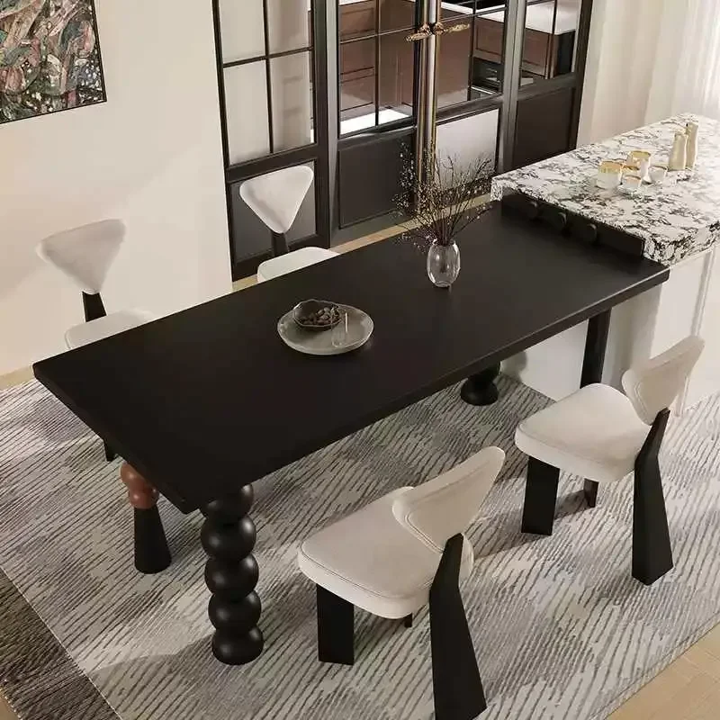 Soportes mesas de comedor italianas escritura impermeable mesas de comedor de cocina de madera muebles nórdicos de lujo Yemek Masasi para el hogar