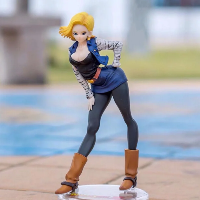 New Dragon Ball Z Anime Figure Sexy Android 18 Lazuli Pvc Action Model Figurine Toy Collection Room Decoration For Gift Kid