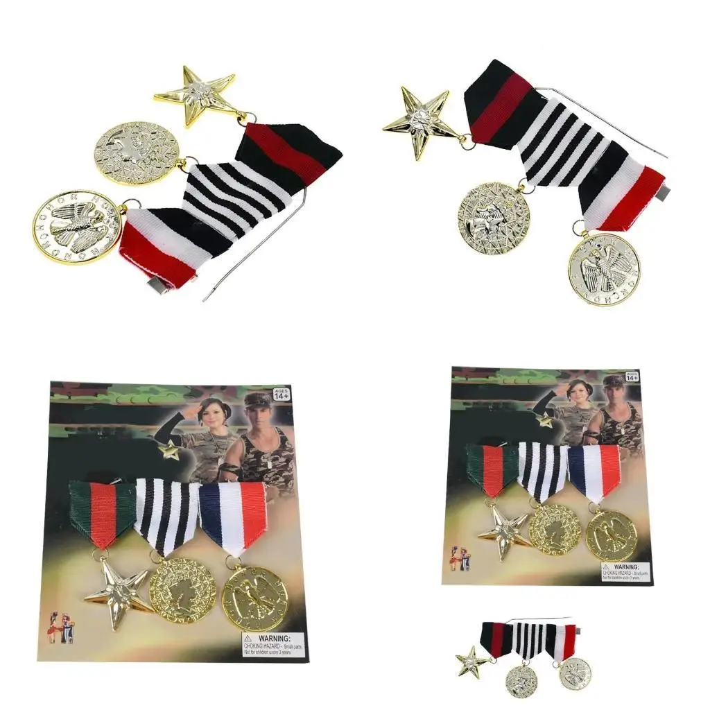 

R1WE Militarys Officer Medals US Armys Medals Brooch Pins Militarys Badge Brooch Pin
