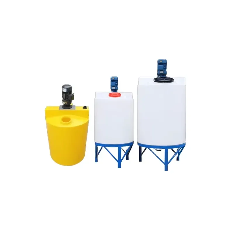Large Capacity CPT-1000L Cone Bottom Dosing Tank 220V Single-phase Mixer for Chemical Liquid