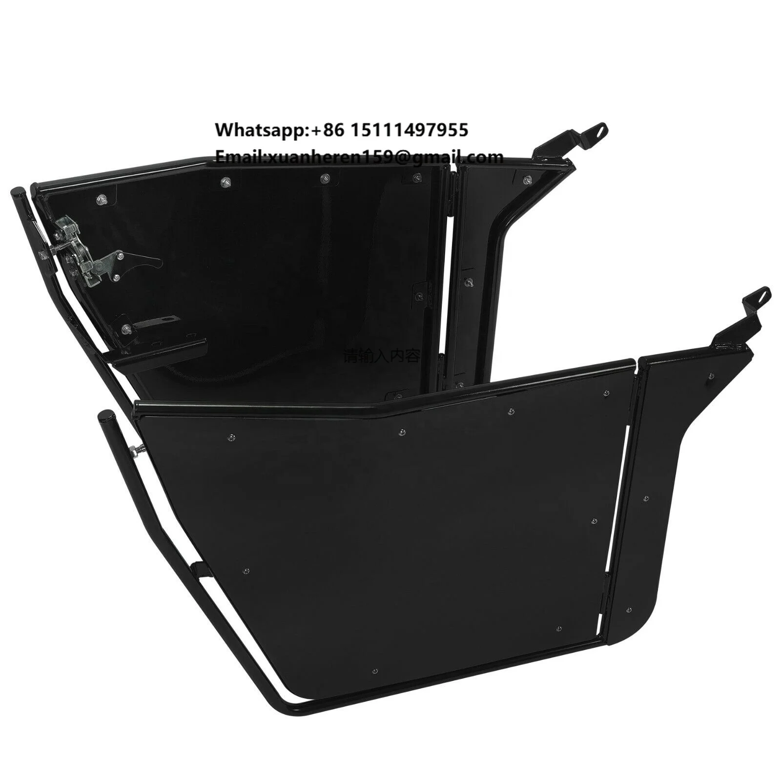 Cab Doors Set for 2009-2022 Polaris RZR 170 UTV Powder Coated Aluminum