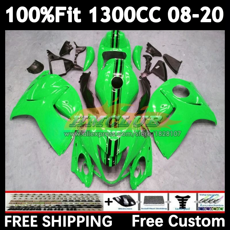 Fairing For SUZUKI Hayabusa GSXR1300 2008 2009 2010 2011 2012 2013 39No.133 green light GSXR 1300 2014 2015 2016 2017 2018 2019