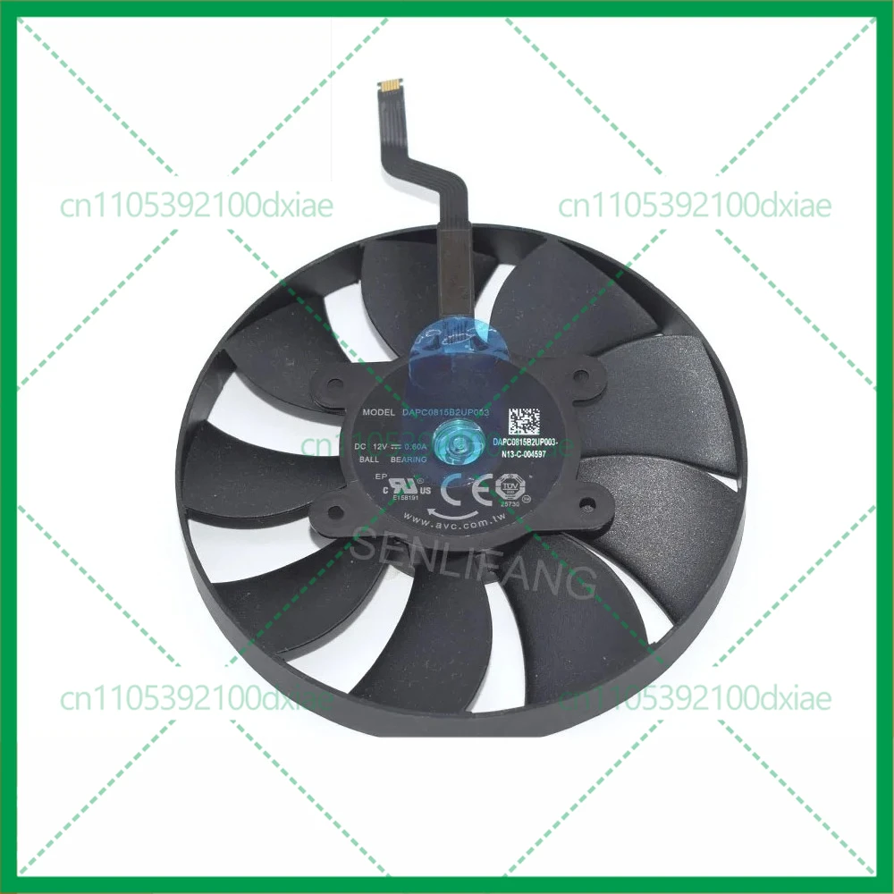 Вентилятор видеокарты DAPA1115B2UP001 AFB1112HD-00 DAPC0815B2UP003 DC12V 0,60A/0,90A Охлаждение для NVIDIA RTX3060 RTX3090 Ti
