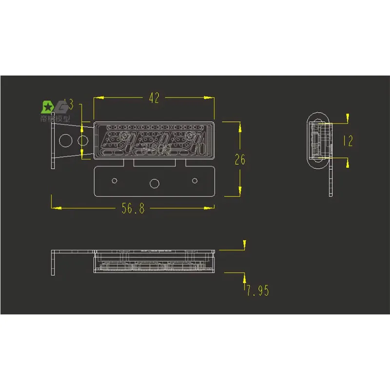 RC 1/14 Metall-Rücklicht Modifizierter LED-Scheinwerfer für Tamiya Muldenkipper für Scania Actros Volvo Anhänger Kipper LKW DIY-Teile – Detail 5