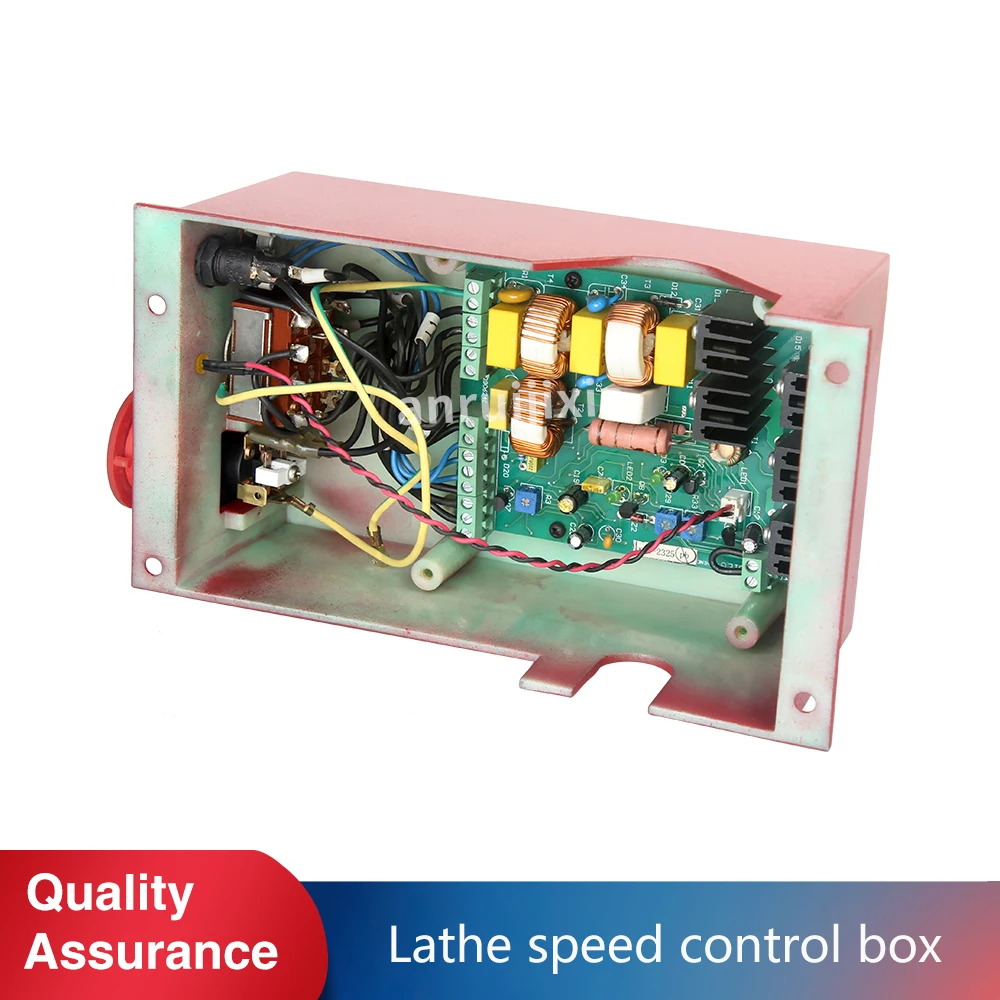 

Lathe Speed Control Box Assembly 220V&110V Electrical Control Box,SIEG C2&G8688&JET BD-6 Mini Lathe Circuit Board Mounting Box