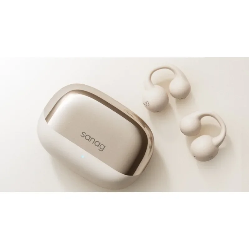 Zero-gevoel comfortabele niet-lekkage oorclip Bluetooth-headset luchtbeengeleiding draadloos open