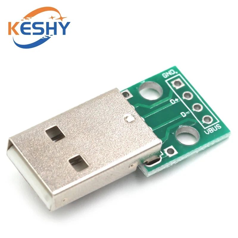 5pcs Micro Mini USB USB A Male USB 2.0 3.0 A Female USB B Connector Interface to 2.54mm DIP PCB Converter Adapter Breakout Board - Image 4