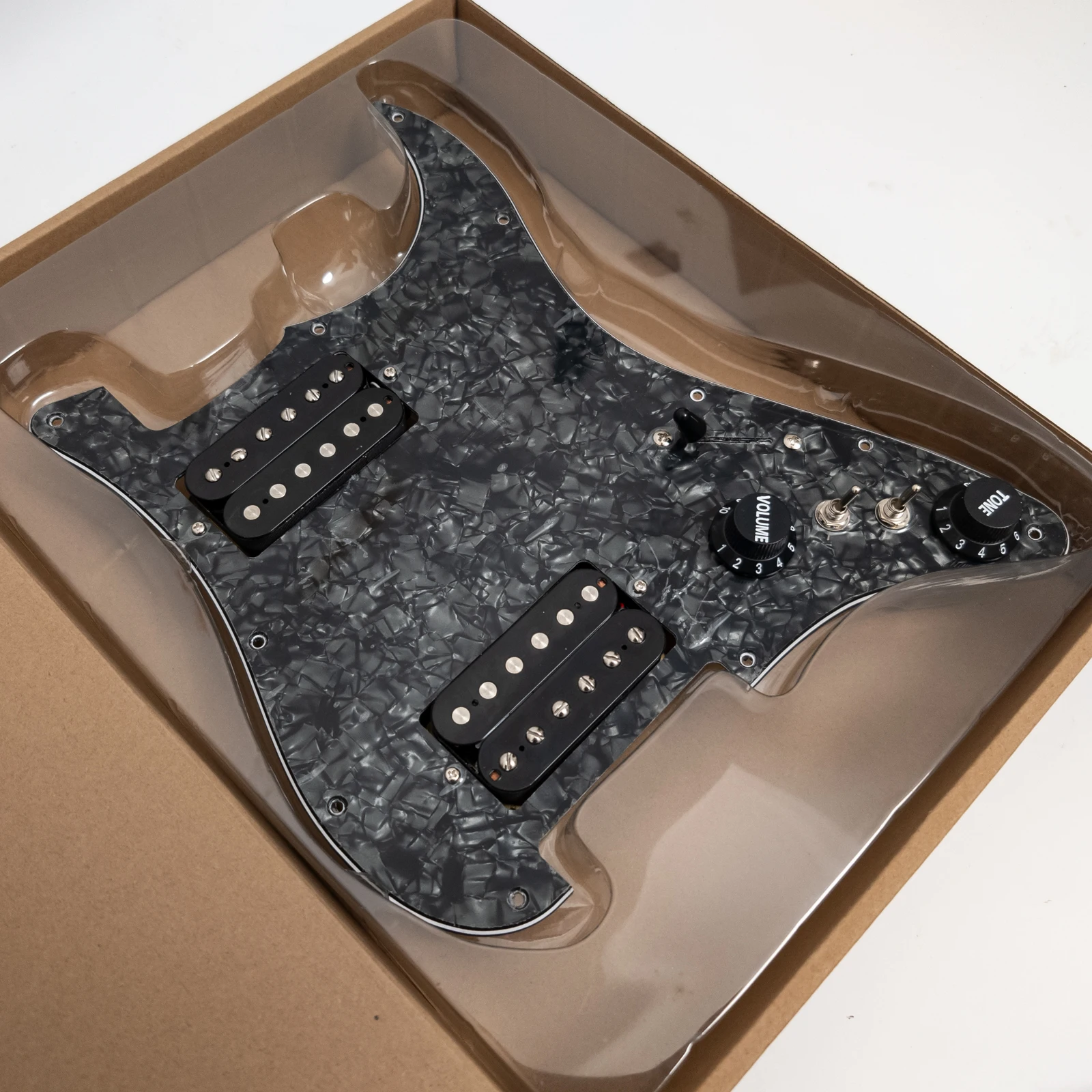 

Guitar Prewired Loaded Pickguard with Humbucker Pickups Set for ST Electric Guitars Replacement Parts