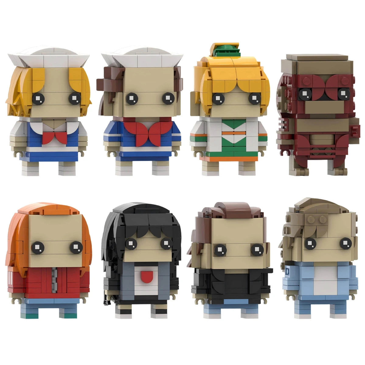 Beliebte TV-Filmserie Actionfigur Mike Dustin Eleven Puppe Bausteine MOC Kinderspielzeug Geschenk Strangers Horror-Monster-Modell – Detail 3