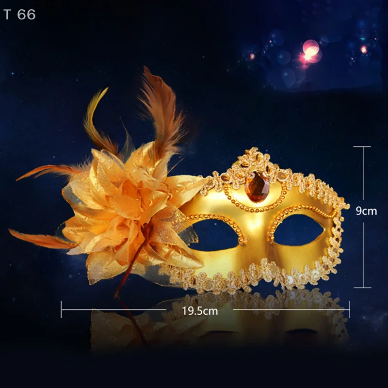 Halloween Princess Mask Mask Makeup Ball Lily Flower Mask Party Princess Sexy Dress Up Sexy Mask