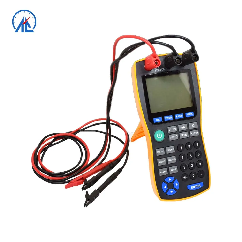 

Handheld Adjustable Current Voltage 8 Thermocouples 3 Hot Thermal Resistance RTD Analog Signal Generator