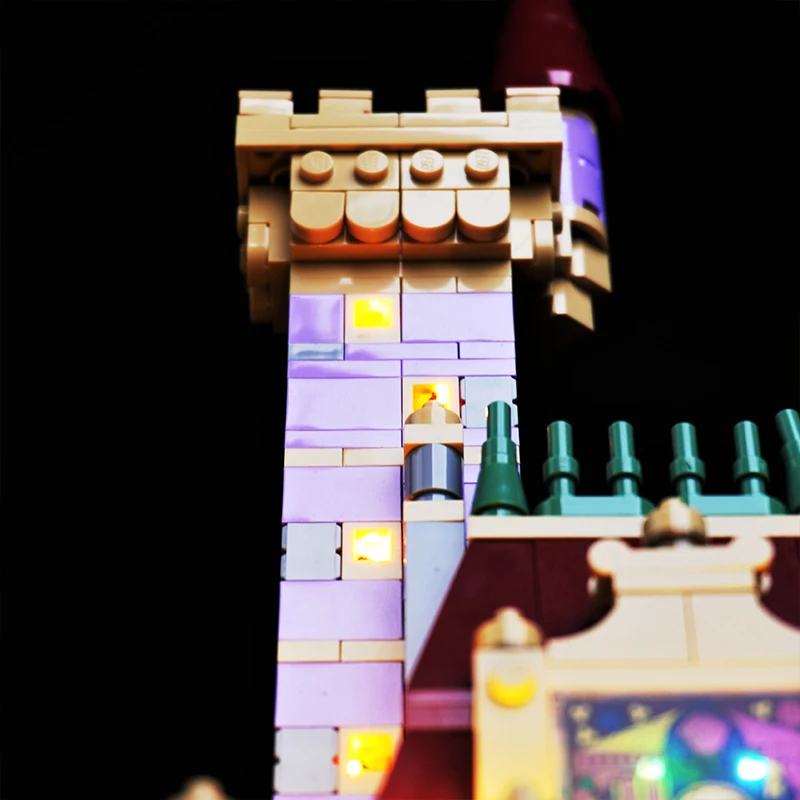 Universele verlichtingsset voor Lego 43263 (alleen led-licht, zonder blokken model) Flexibele en heldere verlichtingsoplossing
