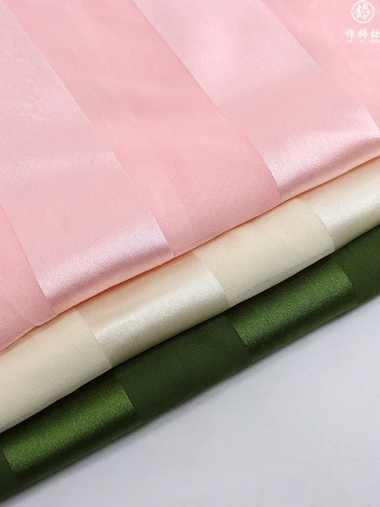 

Satin Striped Fabric Spring Summer Jackets Skirts Pajamas Fashion Clothing Fabrics Apparel Sewing By Meters Diy
