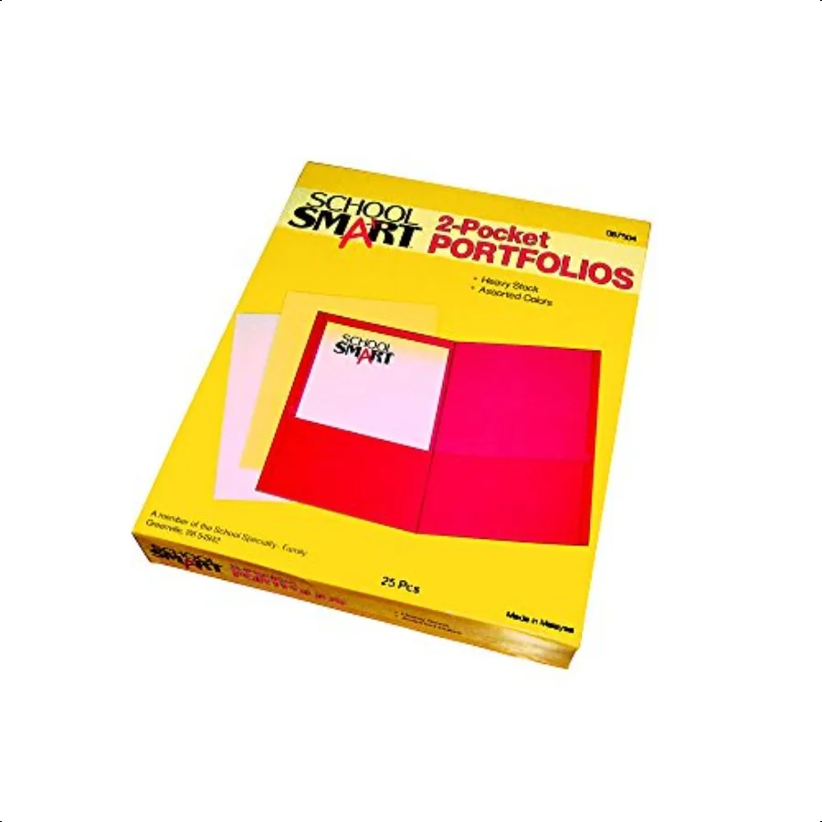 

Smooth 2Pocket Folders Assorted Colors Pack of 25