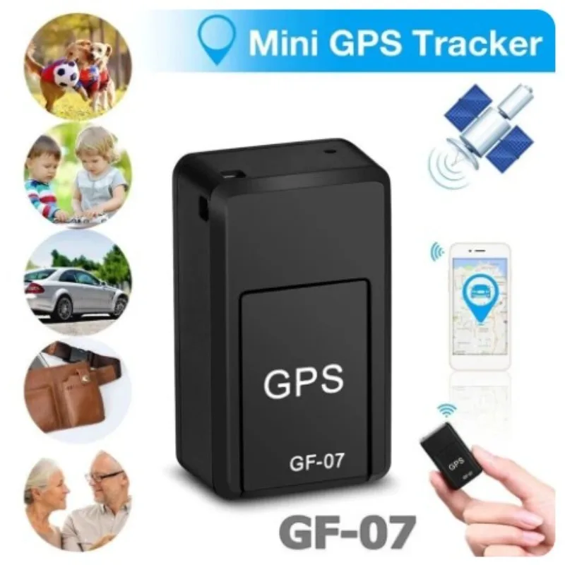 

Mini GF07 GPS Car Tracker Real Time Tracking AntiTheft Anti Lost Locator Strong Magnetic Mount SlMMessage Positioner，New，1pcs