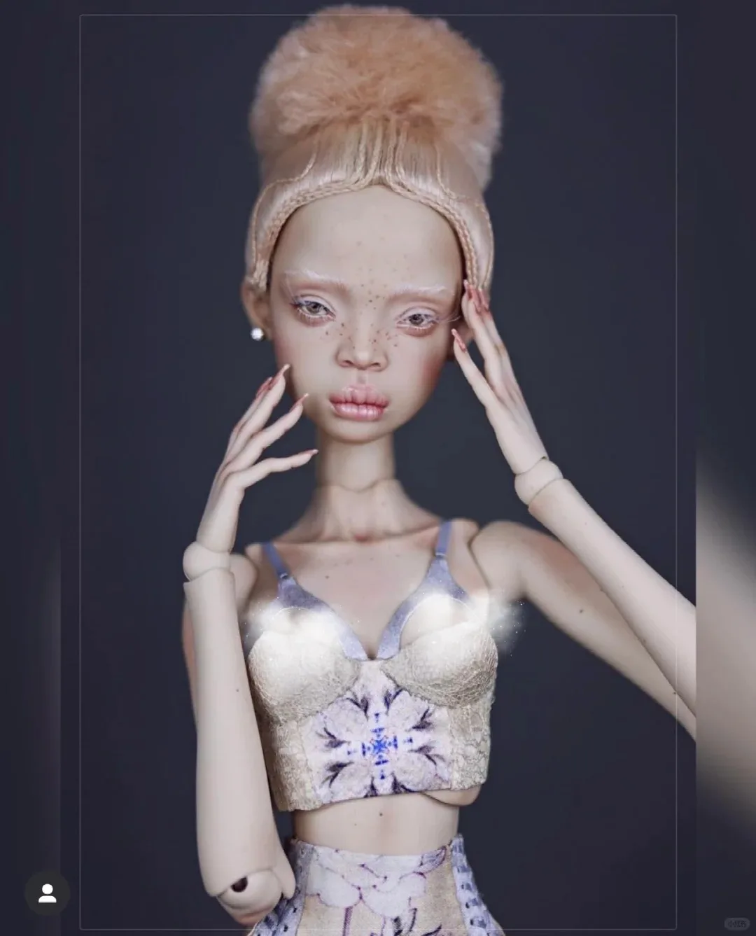 New sd BJD doll 1/4 Big Mouth Girl Hot seller birthday present High Quality Articulated puppet Toy Model nude Collection spot