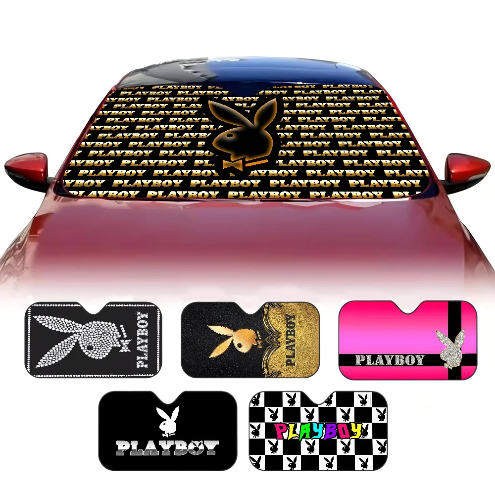 

Cartoon Rabbit head Car Sunshade Covers Cover Universal Car Curtain Auto Window Sun Shade Protector Accessories