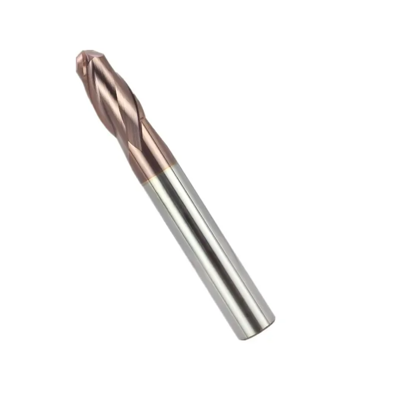 HRC50 الكرة الأنف 4 الناي 4 6 8 10 12 مللي متر سبائك كربيد طحن الصلب قاطعة المطحنة نهاية مطحنة #2