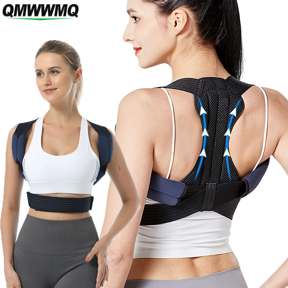 Posture Corrector for Women & Men, Adjustable Back Straightener, Back Brace for Clavicle Support Providing Pain Relief from Back