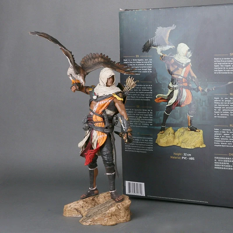 

The Legendary Altair Apple of Eden Types Creed Bayek Aya Action Figure Conner Desktop Model Ornaments Collectible Gift Toy
