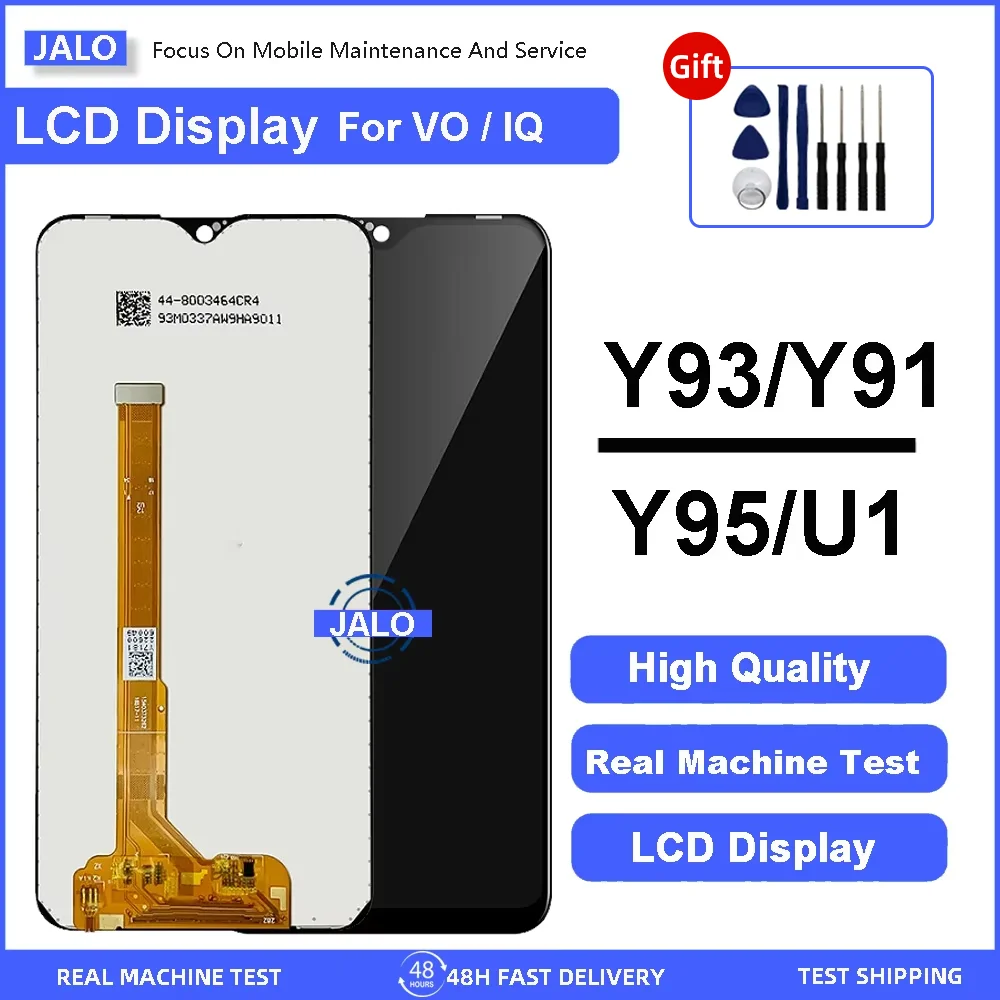 

JALO LCD Screen Assembly Display for VIVO Y93 Y91 Y95 Y97 iQoo Z3 Z3i V11 U1 V11i LCD Display Touch Screen LCD Panel Replacement