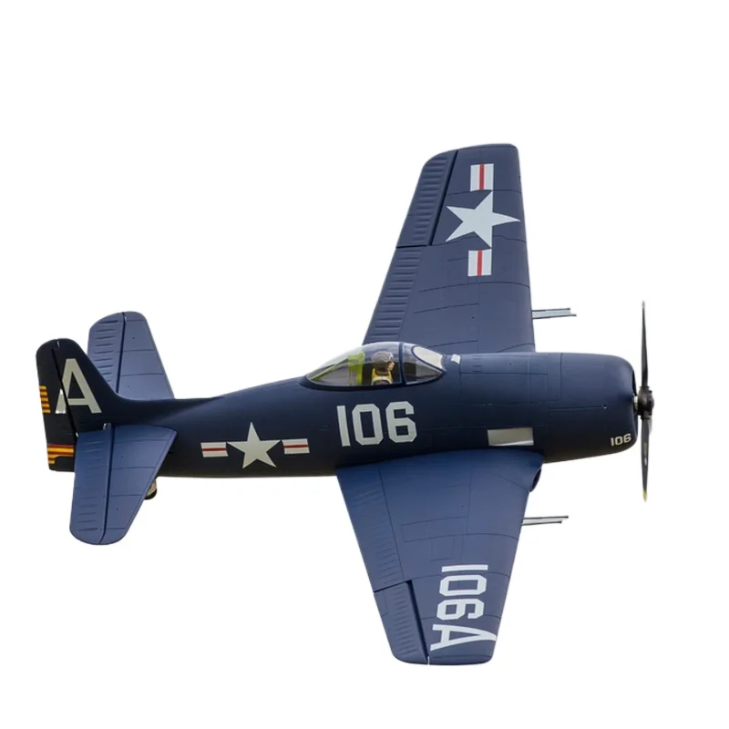 Freewing 1200mm Spannweite F8F-1 Grumman Panda Trägerbasierter Kolbenkämpfer 1/9 Simulation Propeller Modell Erwachsene Outdoor Spielzeug Geschenk