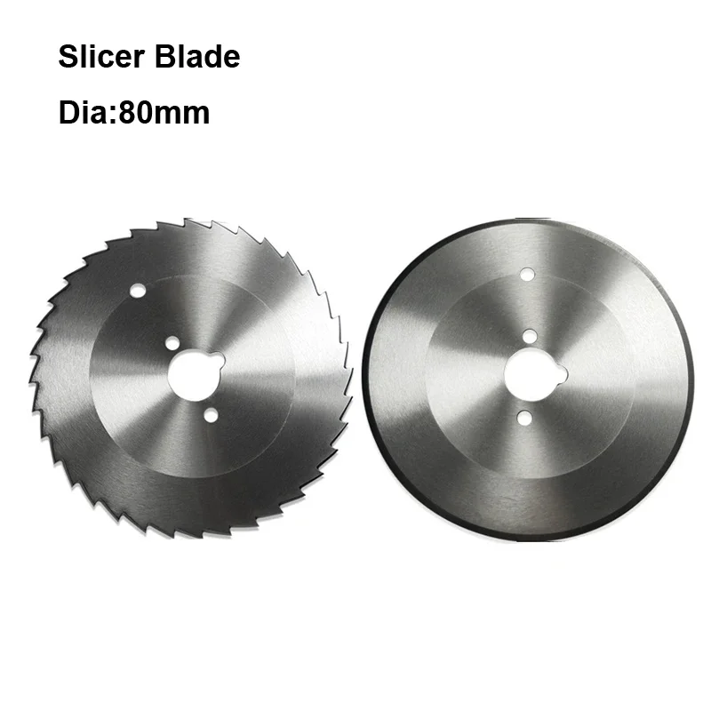 

80mm Shawarma Knife Stainless Steel Blade for Ceylan Electric Kebab Slicer, Doner Kebab Knife, Sharp Round Toothed Blade