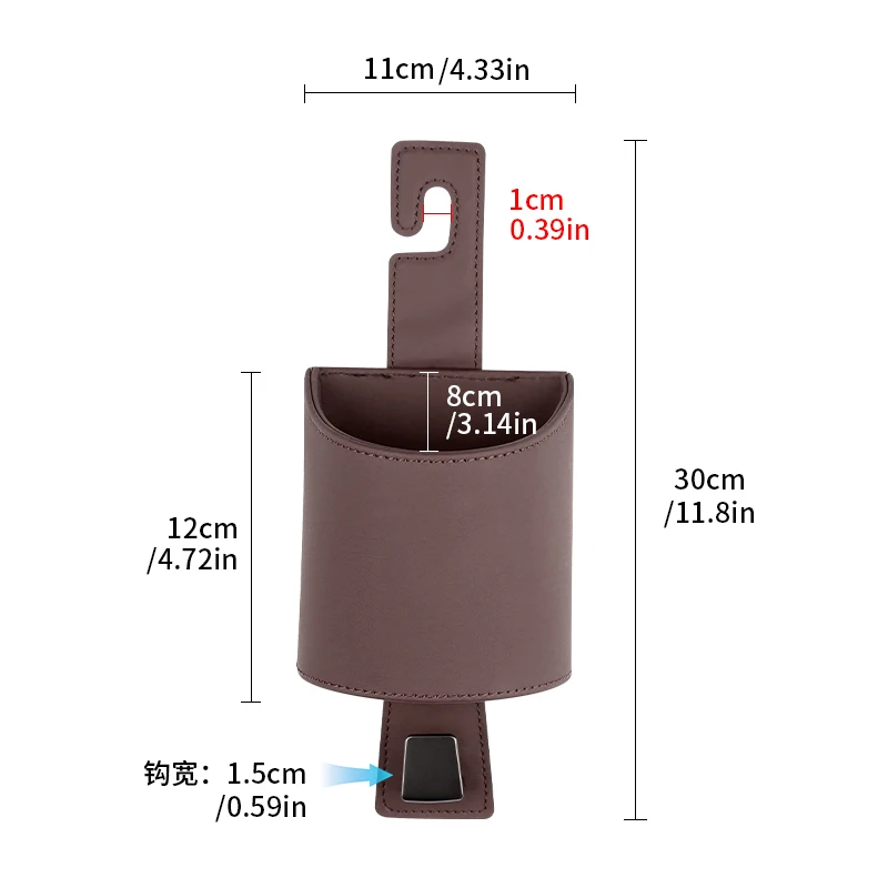 مقعد السيارة حامل الكأس مقعد السيارة الخلفي متعدد الوظائف هوك الخلفي الإبداعية كأس الماء حامل اكسسوارات السيارات الديكور #6